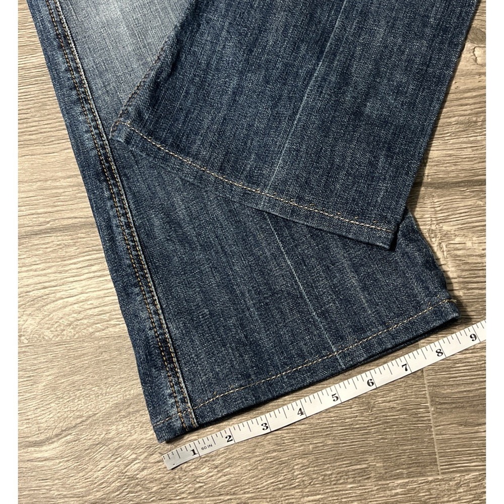 7 For All Mankind Women's "A" Pocket Boot Cut Low Rise Jeans Size 29 (31x30) - Picture 10 of 13